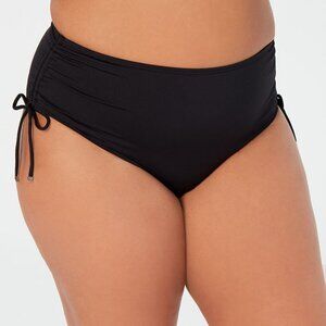 NWT! Michael Kors Black Side Tie Swimsuit Bikini Bottoms NEW!